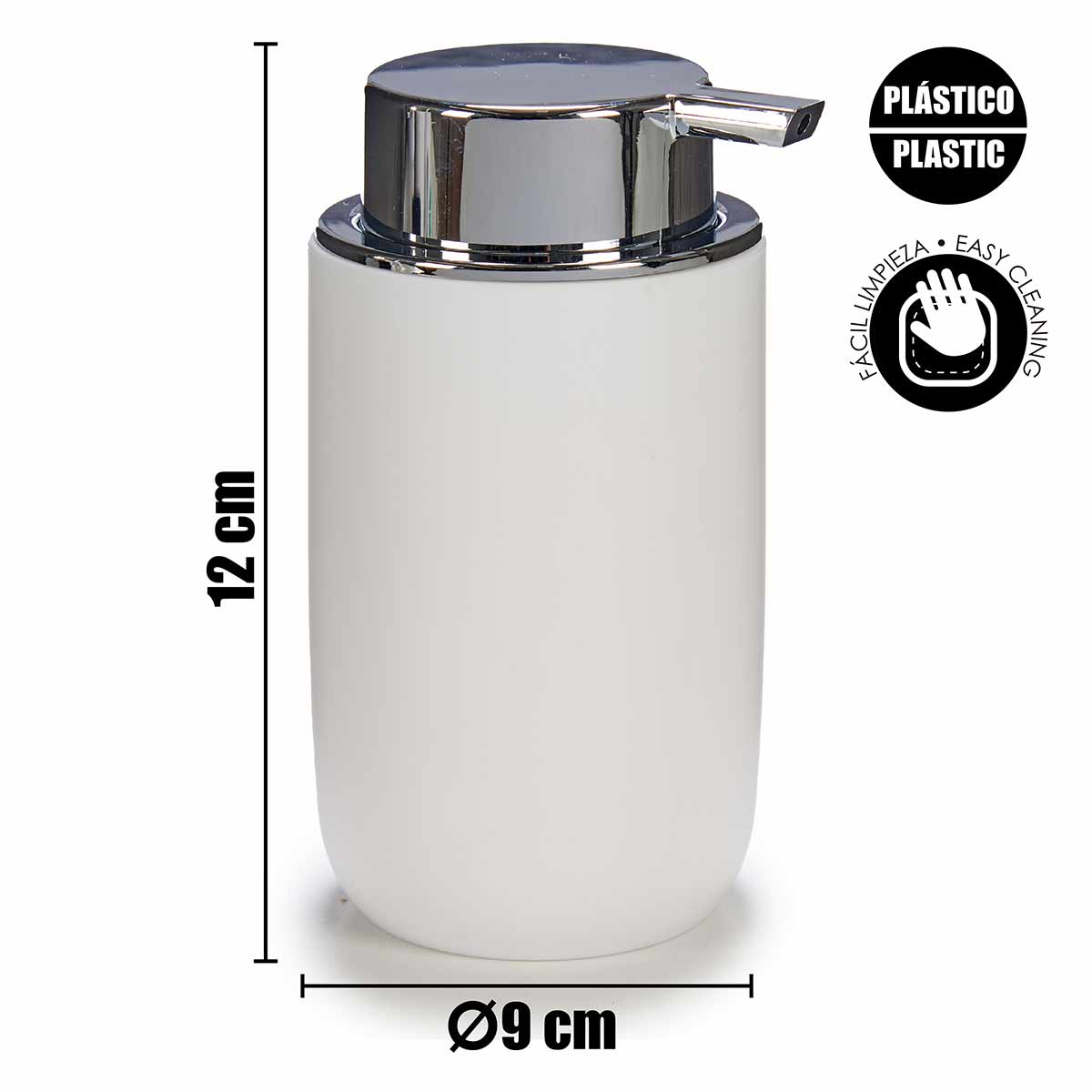 4 pieces set white bathroom items - Image 3