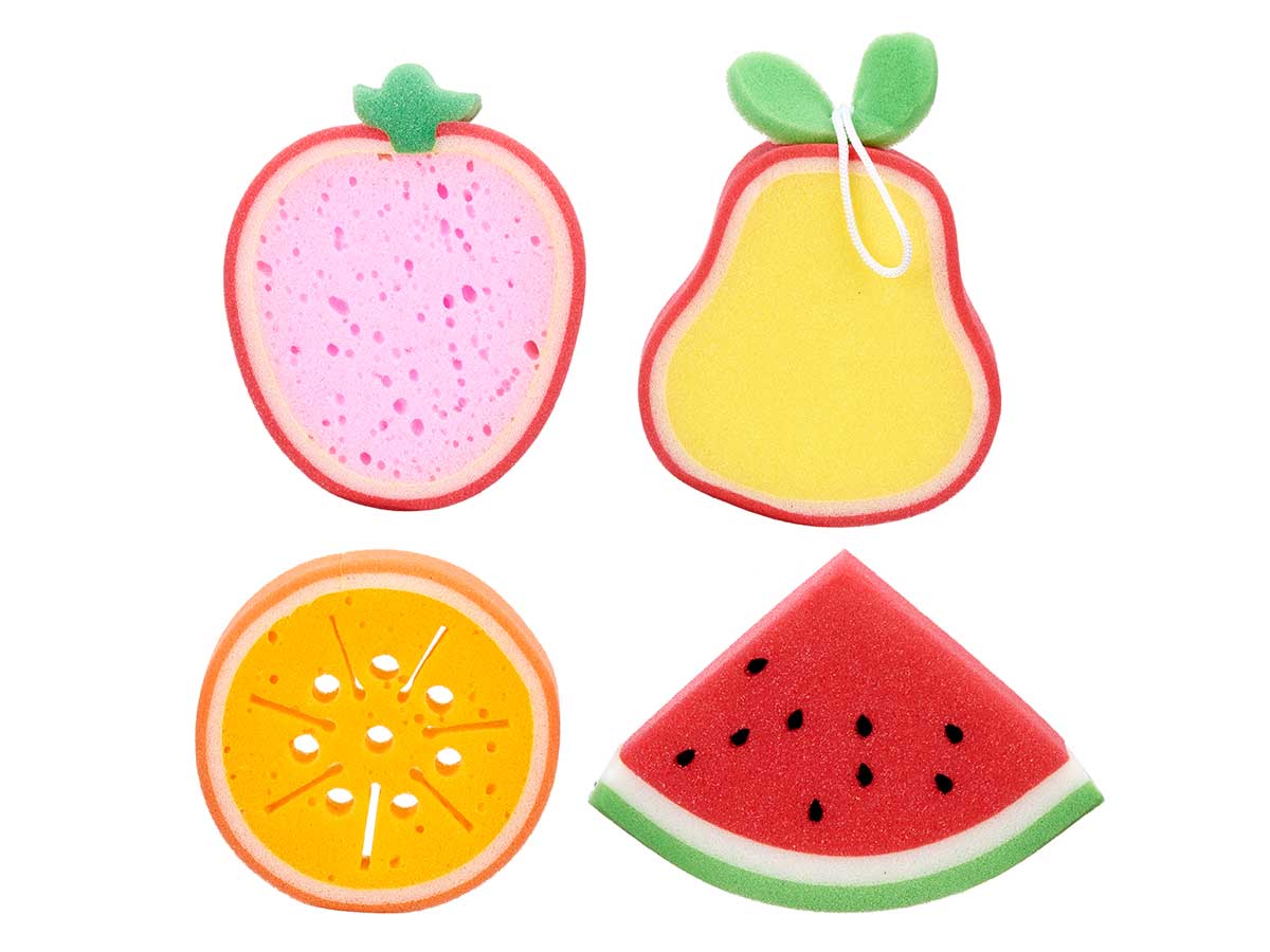 Esponja baño frutas surt 4 - Image 2