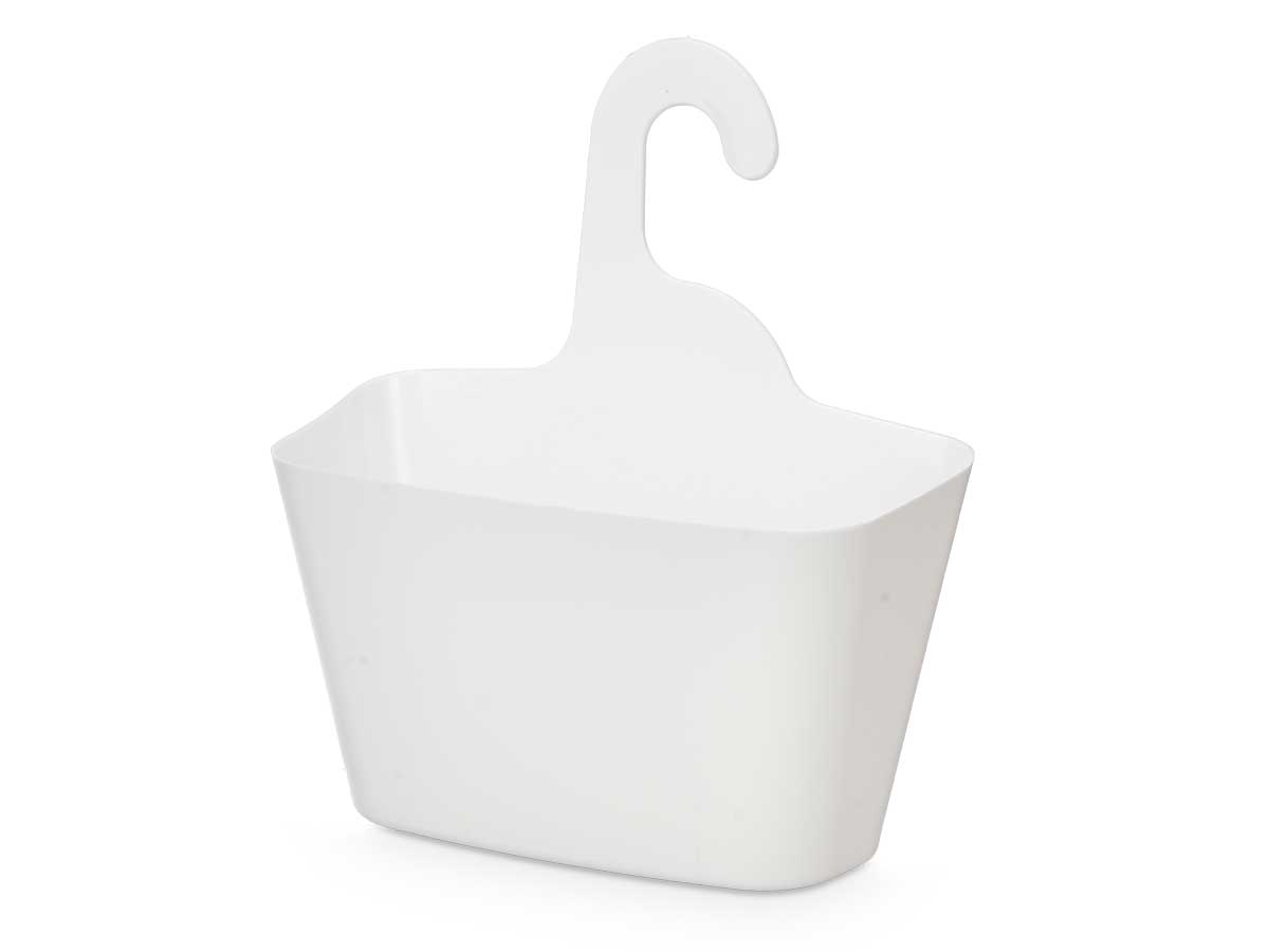 Porte utensiles douche blanc