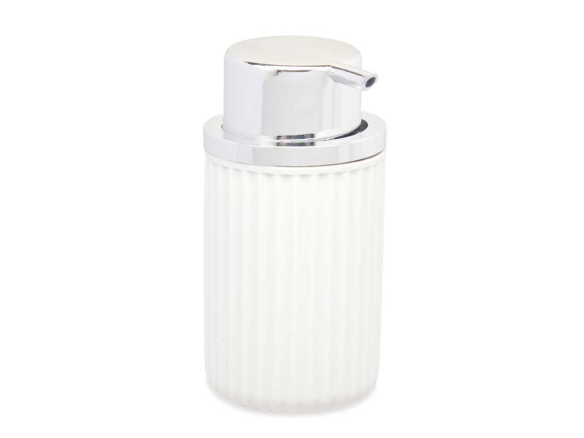 420ml white plastic soap dispenser - Image 2