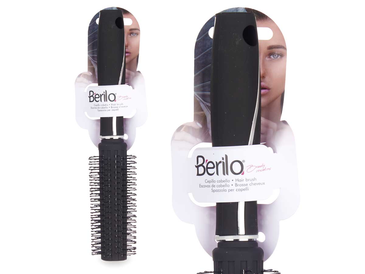 Siliconed black brush curly hair - Image 3