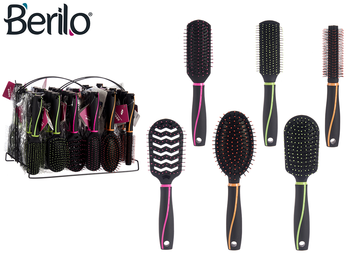 Hair brush set 3 colors