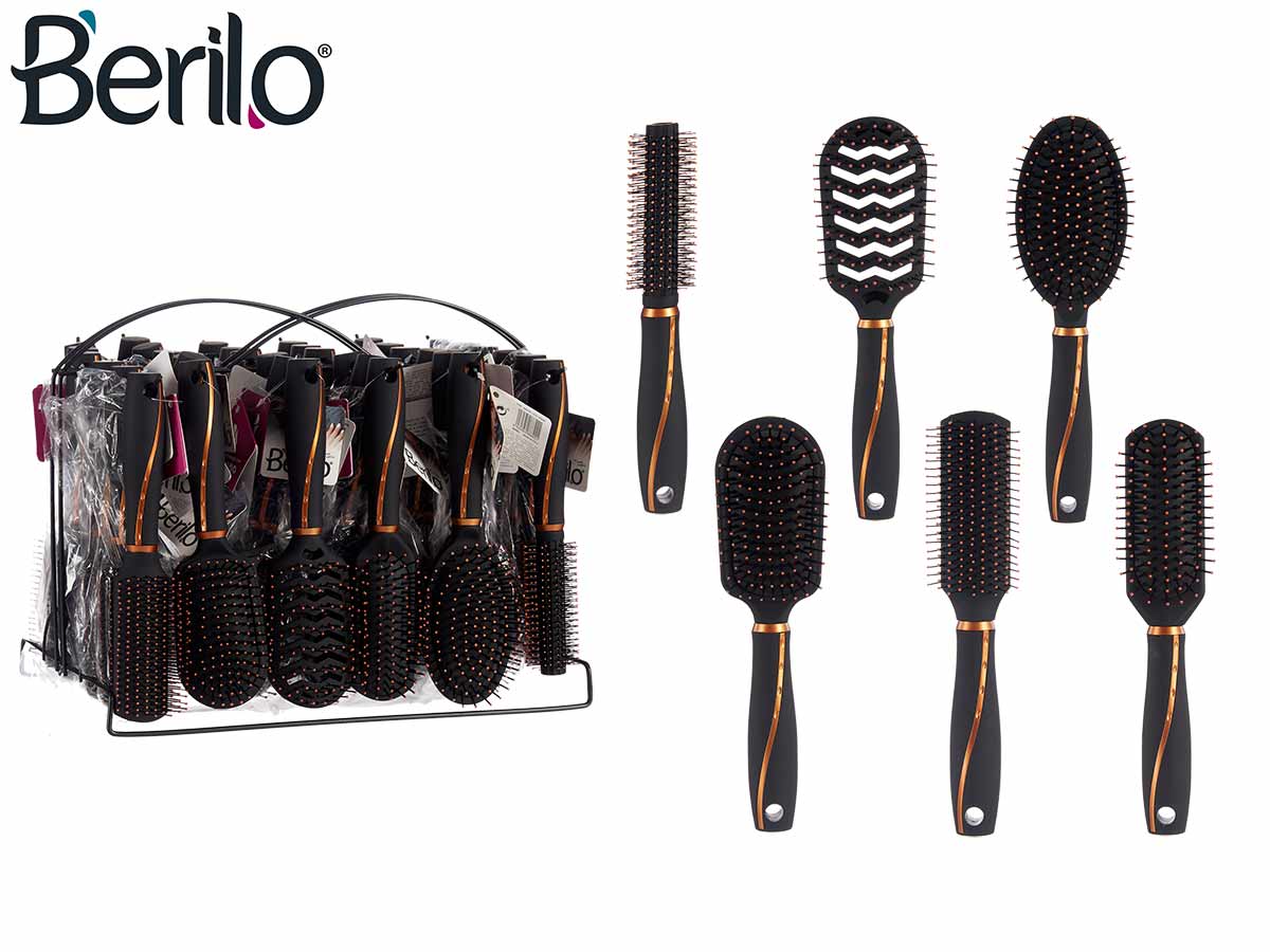 Hair brush orange set