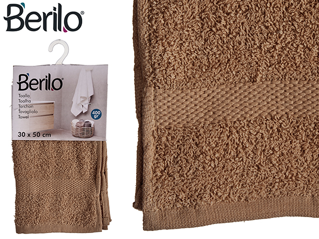 30x50 camel colour plain towel
