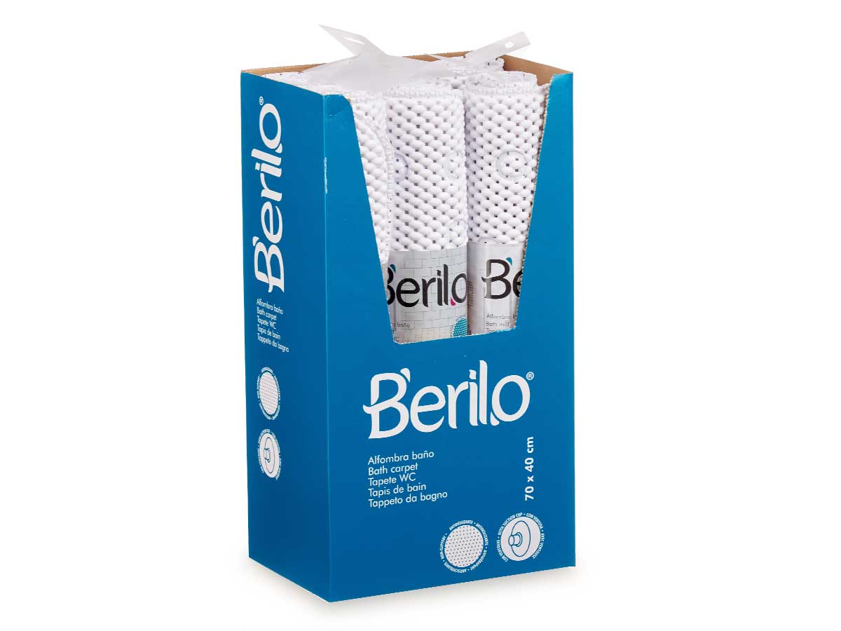 Anti-slip bath mat rubber white large - Image 3