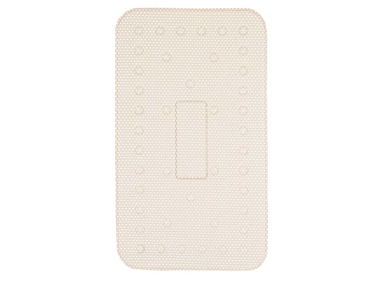 Tapis bain antidérapant caoutchouc beige grand - Image 2