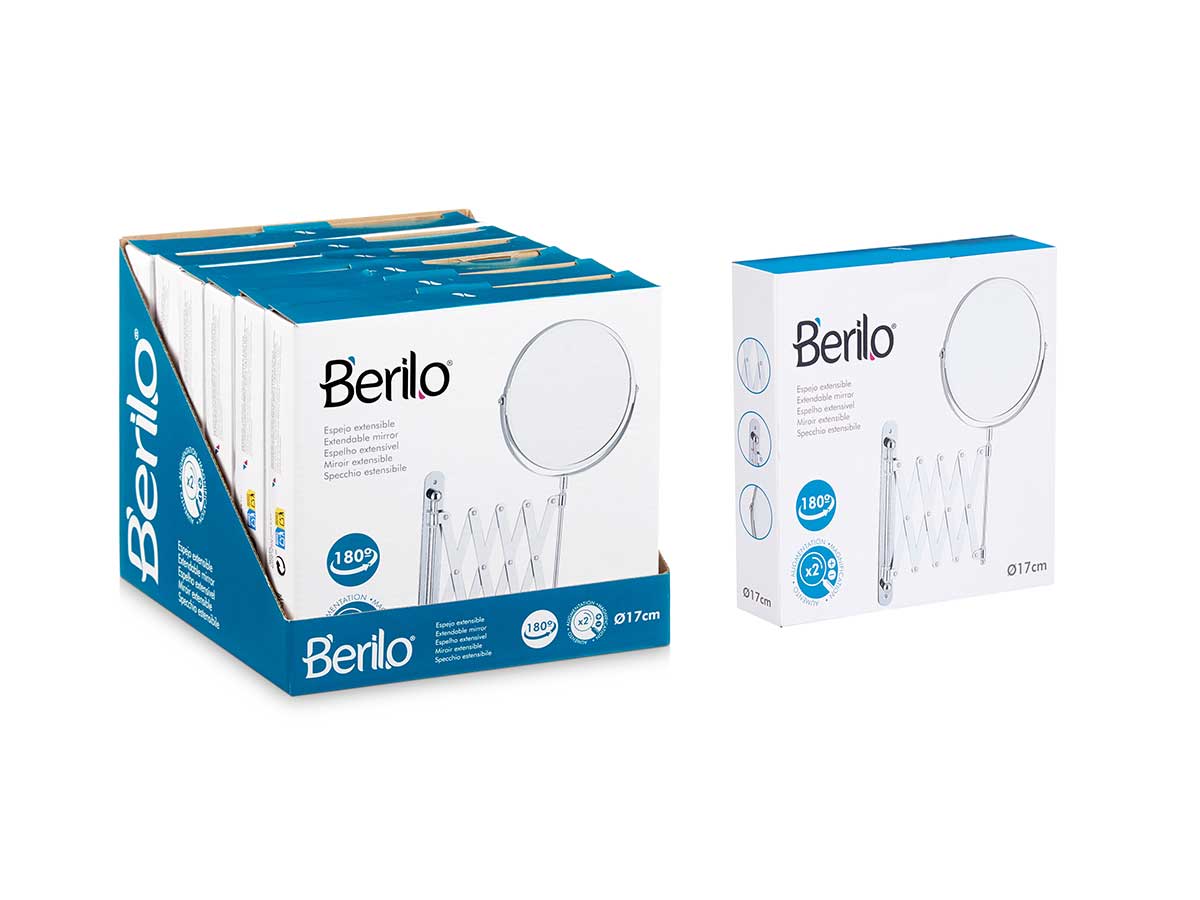Espejo extensible brazo doble cara 17cm - Image 3