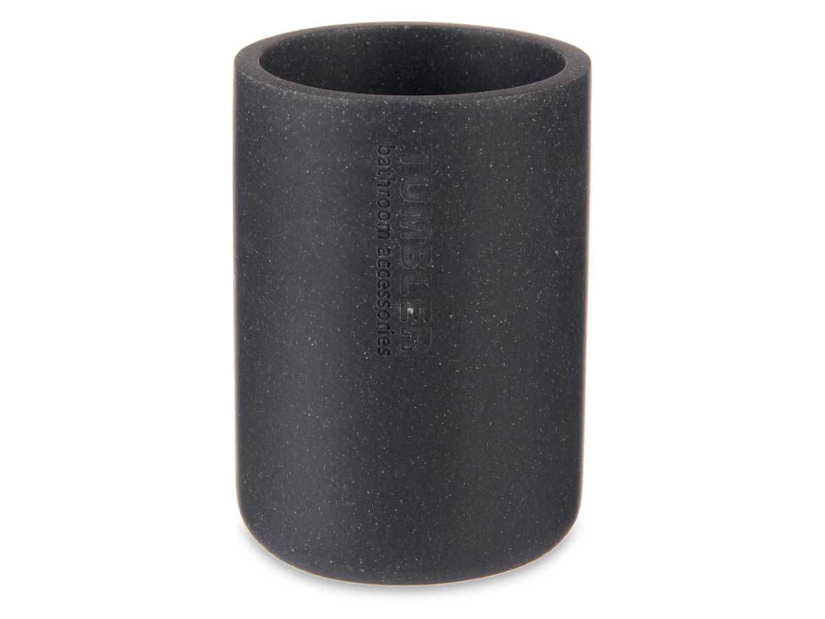 Verre résine rond noir - Image 2